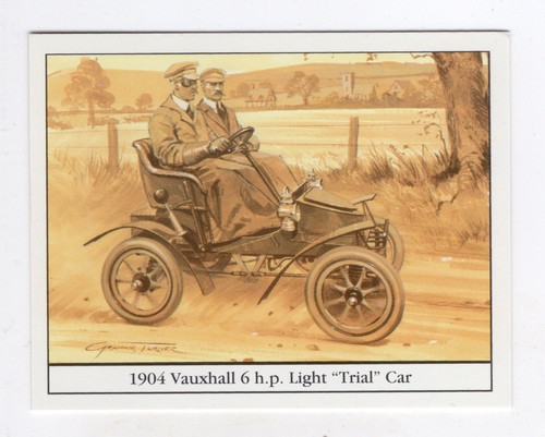 Vauxhall sports car card - sports,