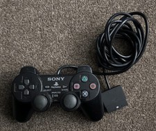 Official Sony PlayStation 2 PS2 DualShock 2 Black Controller