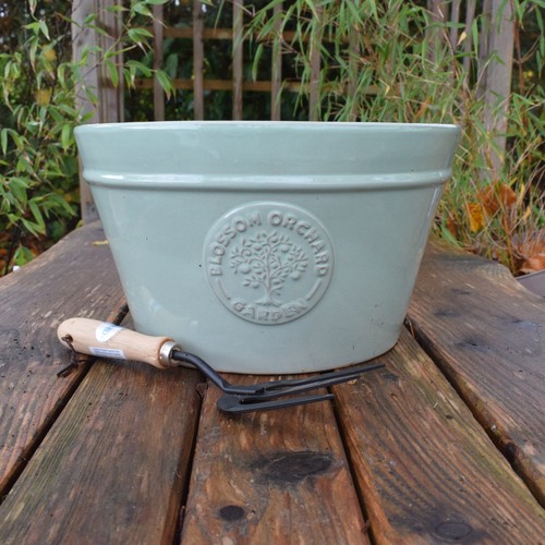 Wall plant pot ceramic - wall, 35cm