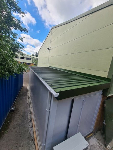 Outside bespoke chiller - outside,