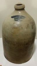 Antique stoneware jug with