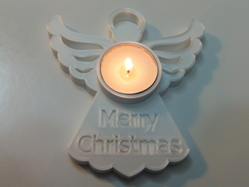 Christmas angel tea light - tea,