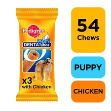 54 Pedigree Puppy Denta Tubo Dental Puppy Dog Treats Puppy Chews Dental Sticks