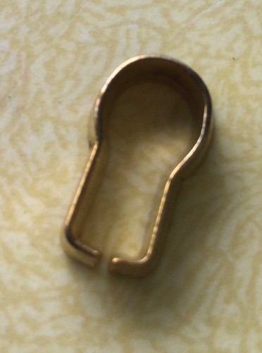 Brass keyhole insert 4cm - keyhole,