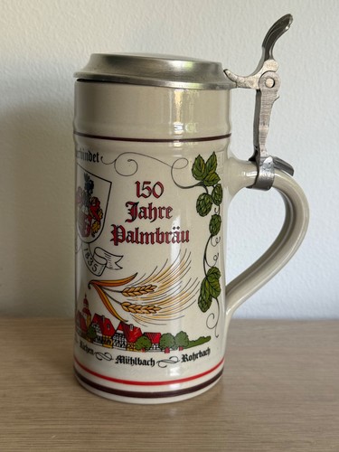 Vintage german beer stein - german, 150