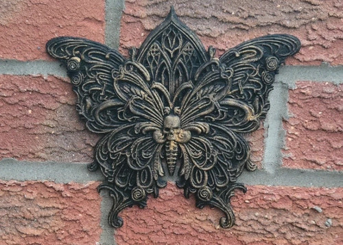 Gothic butterfly wall feature - gothic,