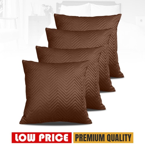 Quilted velvet cushion cover - cushion,