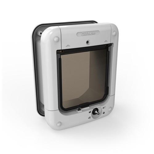 Microchip activated cat flap - microchip,