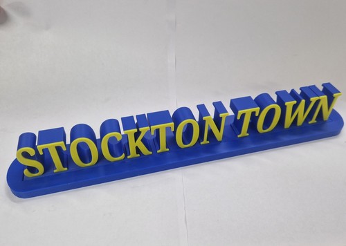 Stockton town football sign - stockton,