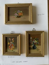 3 X Oil On Board Small
