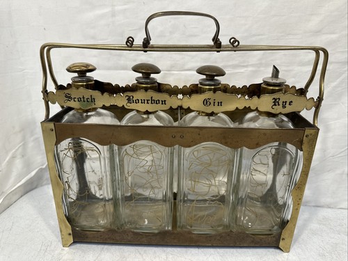 Vintage tantalus decanter set - tantalus,