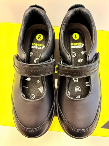 Bobux girls school shoes black - school,