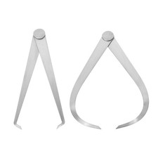 Inside Outside Calipers - [10 Inch] Friction Joint Stainless Steel Measurement