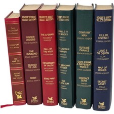 Reader's Digest Select Editions Book Collection Set of 6 Hardcover Novels