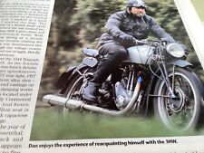 TRIUMPH 3HW MILITARY MOTORCYCLE MAGAZINE ARTICLE