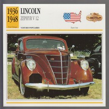 1936-1948 Lincoln Zephyr V12