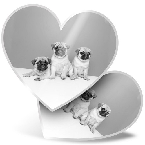Heart stickers bw - 2, x
