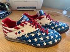Pantofola d’oro RARE LEATHER football trainers UK 9 (43) USA Team