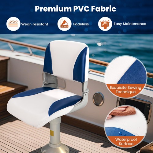 Fold down captain boat chair - captain,