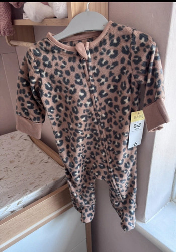 Girls leopard print fleece - girls,