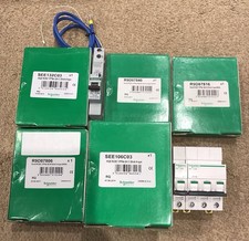 Job Lot Of Schneider 10 x RCBOs And 3 x MCBs Acti9 And Resi9 - Most Brand New