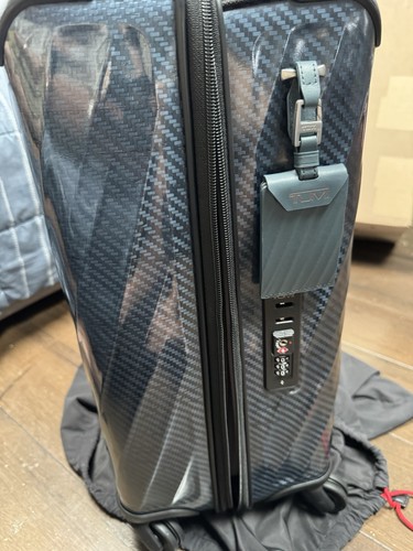 Tumi blue black polycarbonate - tumi, blue/black