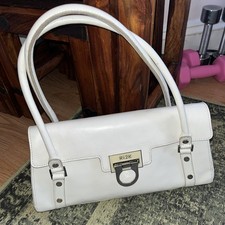Ri2K white leather top handles