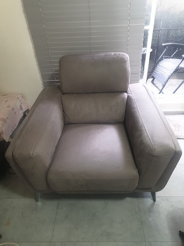 Slightly used single sofa - used,