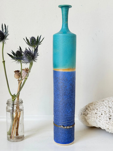 Tall studio pottery - studio, bottle