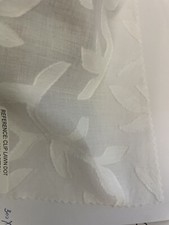 White 100% Cotton Lawn  Vine