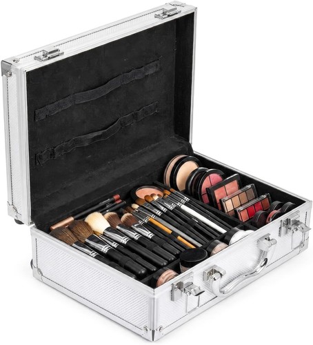 Aluminum makeup train vanity - train,