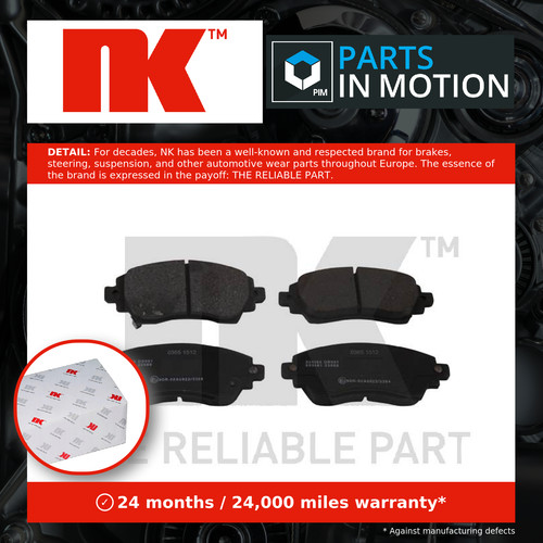 Brake pads set - pads,