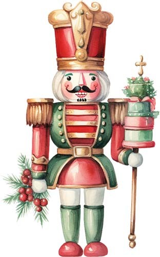 Christmas nutcracker wall art - nutcracker,