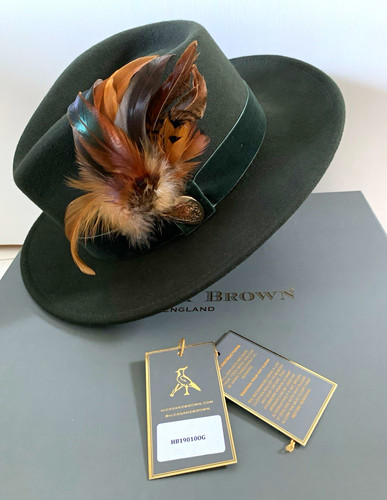 Hicks brown green felt - green,