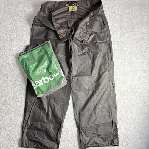 Barbour a194 wax trousers - sz, l