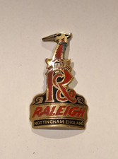 Vintage Raleigh Head Tube Badge Cycling Nottingham England Bike Emblem