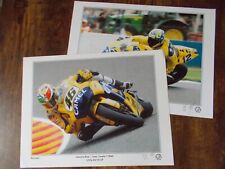 Valentino Rossi & Troy Bayliss LTD ED Keith Martin Prints. TT, Superbikes.