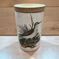 Portmeirion Birds of Britain Grey Phalarope  Large 8'' Storage Jar
