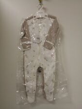 Purebaby Zip Growsuit x2 Organic Cotton 3-6 Months Size 00 - NEW