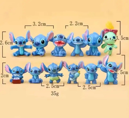 12pcs mini stitch anime - mini,