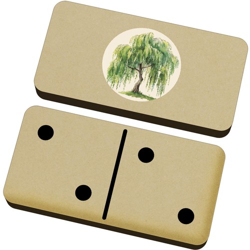 Weeping willow tree domino - willow,