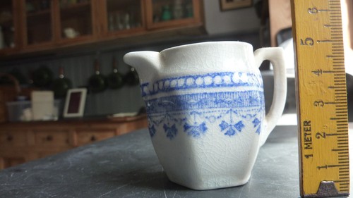 Very small antique blue and