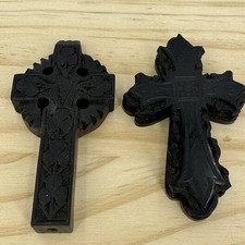 Bog oak whitby jet - oak, carved