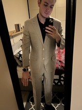 Canali Men's Suit Grey 52R