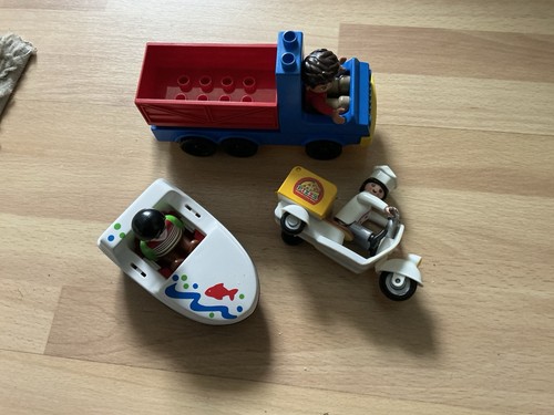 Playmobil lorry speedboat - playmobil., ,