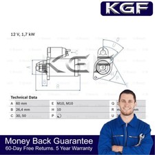 KGF Starter Motor Fits