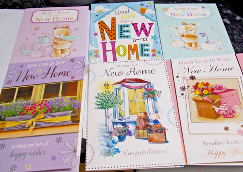 New home greeting cards - new,