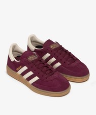 adidas Originals Handball Spezial Trainers - All Sizes Available - Maroon/Cream