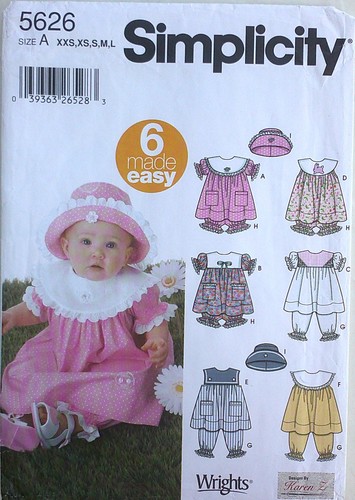 Simplicity 5626 baby girl - simplicity,