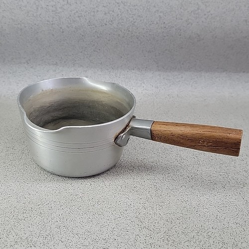 Vintage aluminium milk pan - aluminium,